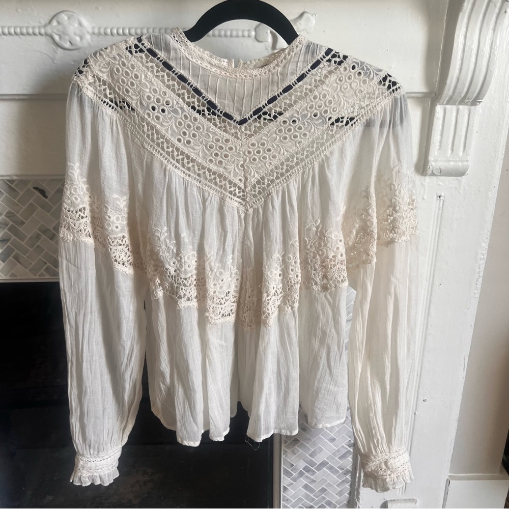 Free People Victorian-style Blouse